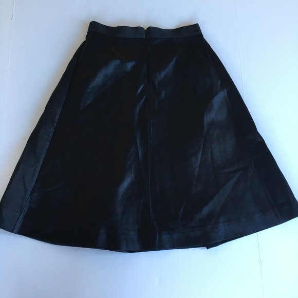 Kate Spade New York Pleated Silk Satin Skirt - Picture 7 of 7